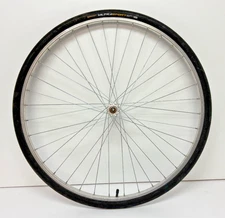 Vintage Weinmann 36-Steel Spoke Aluminum 27" Front Wheel Joytech Hub +Tire