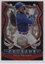 2020 Panini Chronicles Crusade Ruby Wave Prizm 40/199 Kris Bryant #17 15t1