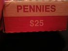 Unopened $25 Penny Box Bank Sealed Rolls/Box Unsearched PENNIES COINS