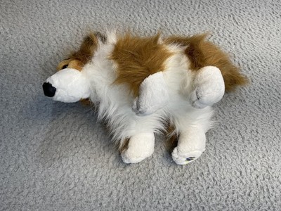 Ganz Webkinz Collie Dog Plush Stuffed Animal HM149 Brown White Toy