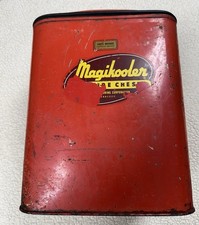 Vintage RARE Red Magikooler Leisure Chest 1950's 16" x 10" Scottsville Kentucky