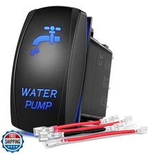 Nilight Fuel Pump Rocker Switch Led Light Bar 5 Pin Laser On Off SPST switche