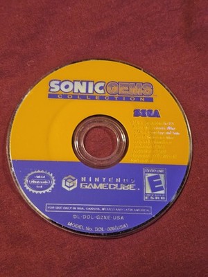 Sonic Gems Collection (Nintendo GameCube, 2005) Game Disc Only NO CASE Tested