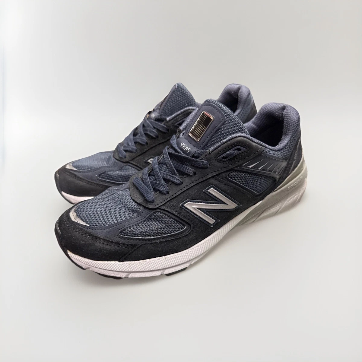 New Balance 990v5 Men 10.5 Navy Blue Suede Running Athletic Preppy Shoe M990NV5* New Balance 990v5 Navy 2019 | eBay main image 2