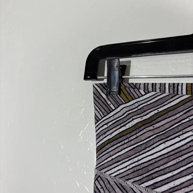 Leggings Niyama Sol Mujer Pequeños Gris Marrón Abstracto Rayas Tiro Alto Yoga Foto 2 de 4