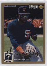 1994 Upper Deck Collector's Choice Gold Foil Signature Tony Gwynn #122 HOF o3p