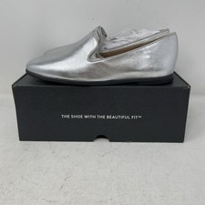 Naturalizer Effortless Slip-on Loafer Flat Metallic Silver Women's Size 11M