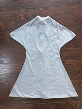 Sleeping Baby Zipadee Zip Gray Size Small 4 - 8 Months