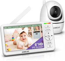 6" Video Baby Monitor with Camera and Audio No Wifi