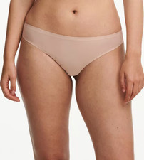 Chantelle ONE SIZE XS-XL SoftStretch Thong Panty 2649 NWOT Nude Rose