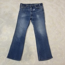 Vintage Levis Jeans Mens 34x30 Orange Tab 517 Bootcut Made in USA