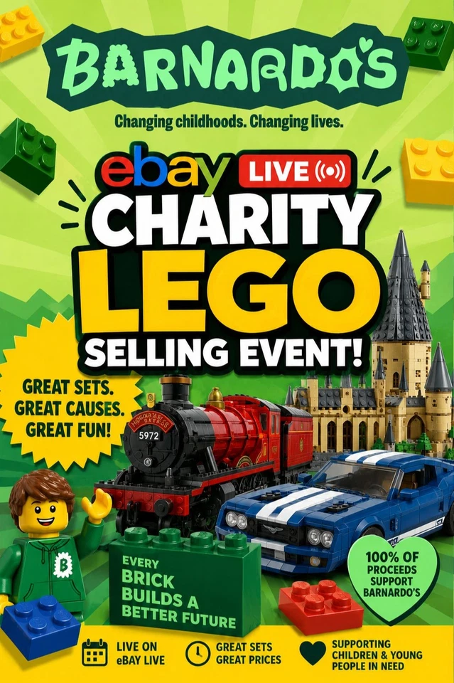 Barnardos Charity Auction Lego Mixed Sets & Bundles £1 Starts