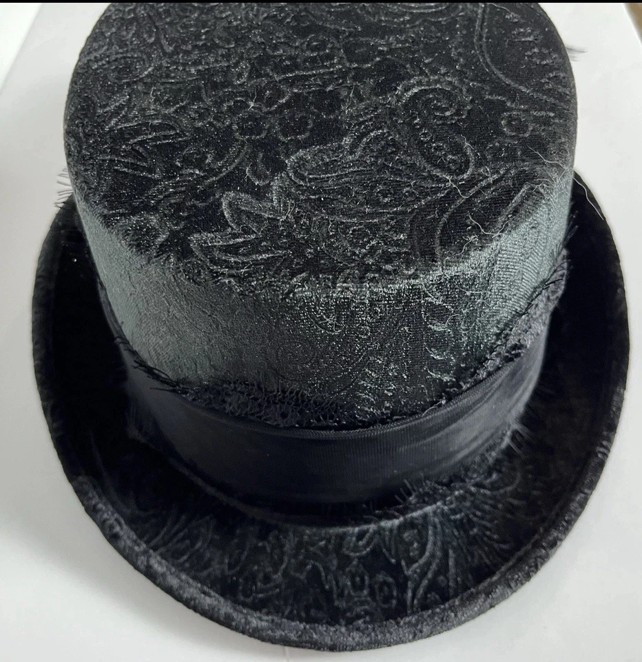 Espíritu Negro Steampunk Encaje Velo Disfraz Sombrero Top Vampiresa Gótico Juegos con disfraces Magia Foto 3 de 4