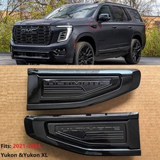 Oem 2021-2024 Gmc Ultimate Vent Emblem Badge For Yukon Yukon Xl Gloss Black