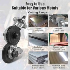 New Electric Drill Shear Plate Cutter Sheet Metal Precise Metal Cutting Tool