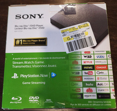 Sony Blu-ray Disc Player, Wired w/ 1080p Playback, Dolby TrueHD - BDP-S1700