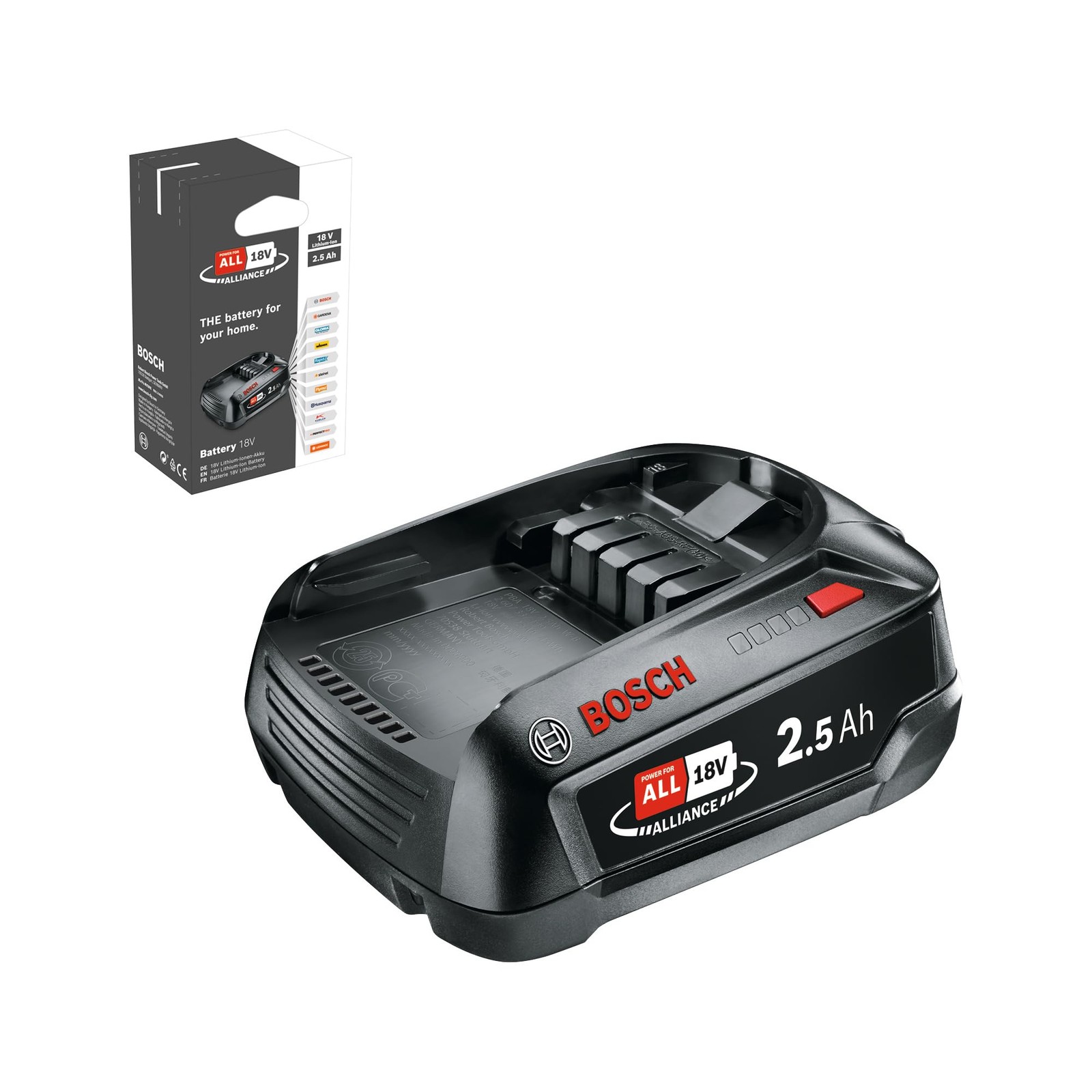 Batteria al Litio 18 V da 2.5 Ah Accessorio Power 4All Batteria al Litio da 18 V