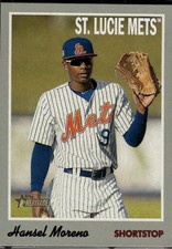 Hansel Moreno 2019 Topps Heritage Minor League St. Lucie Mets #69