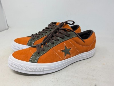 Converse One Star Ox Suede Orange Olive Unisex Size 11 Men / 13 Women (229)