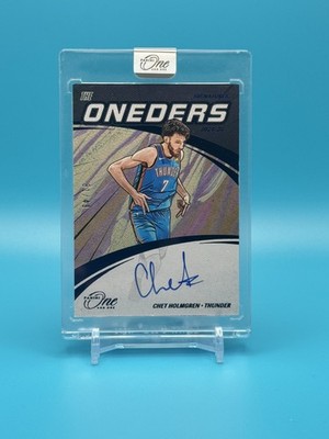 2024-25 Panini One and One Chet Holmgren The Oneders Signatures # /49
