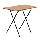 Wooden Folding Desk - 80cm - Brown/Black