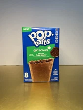 NEW KELLOGG’S GIRL SCOUTS FROSTED THIN MINTS POP TARTS 8ct - 02/2026