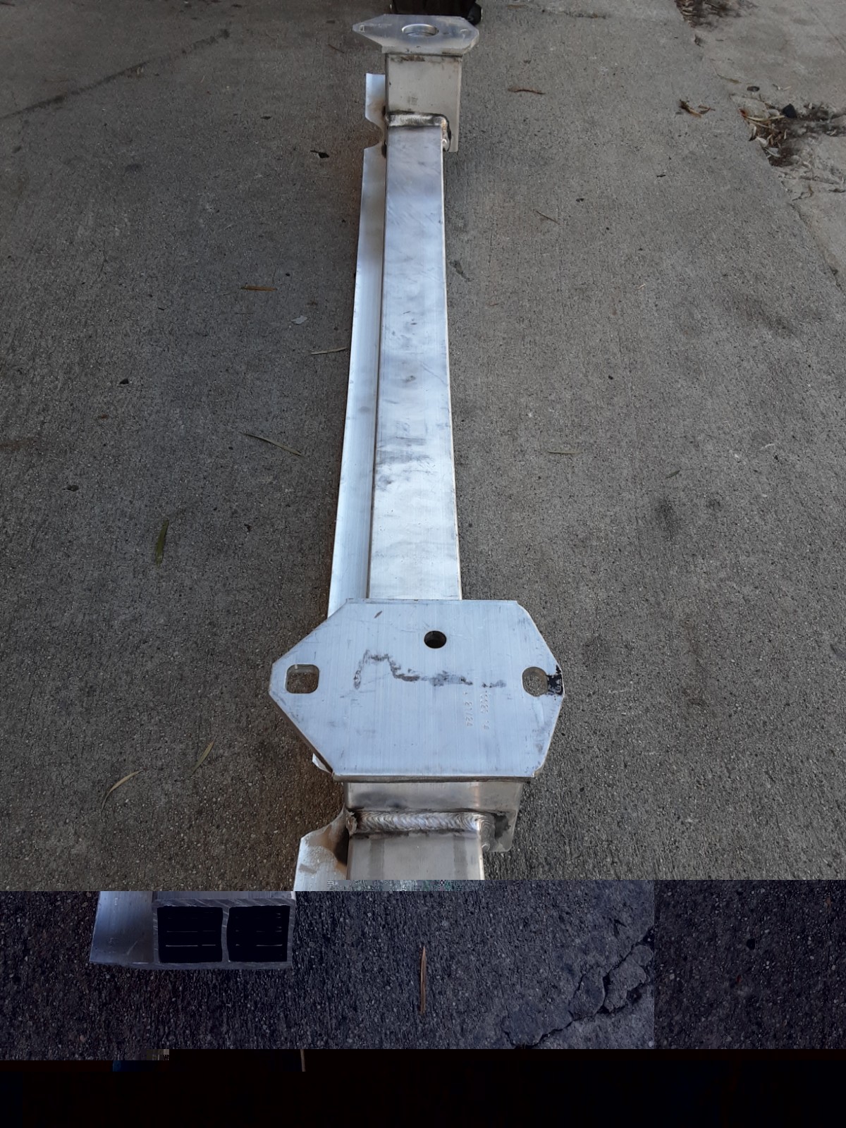 ROLLS ROYCE CULLINAN REINFORCEMENT REAR 2017 2018 2019 2020 7463174-05 OEM (31)