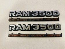 1998.5 - 2002 Dodge Ram 3500 Cummins 24v Turbo Diesel Emblems Oem