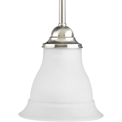 Progress Lighting P5096 Nickel Trinity Single Light 7''W Mini Pendant