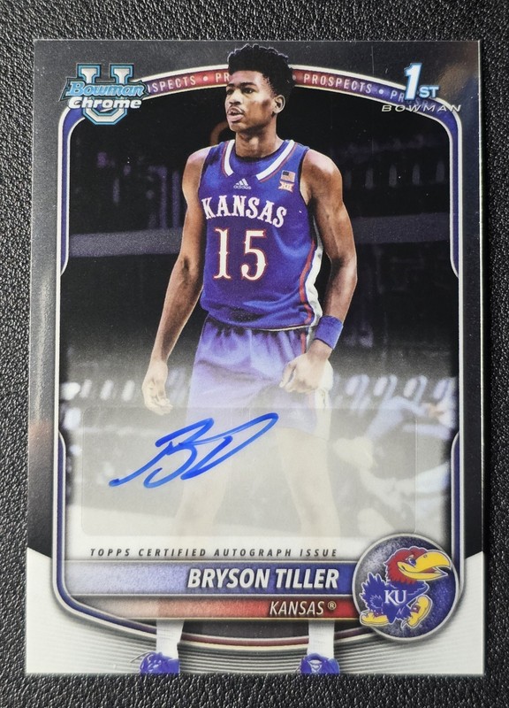 2025-26 Bowman - Chrome Prospect Autographs Bryson Tiller #CPA-BT (AU, RC)