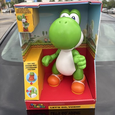 Super Mario Let's Go Yoshi 12'' Tall Interactive Action Figure Galaxy 