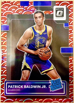 Patrick Baldwin Jr. RC 2022/23 Panini Optic PHOTON #218 Rookie GSW CASE HIT SSP