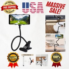360-Degree Flexible Gooseneck Phone Holder - Adjustable Mount for Bed  Desk