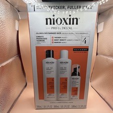 NIOXIN Pro Clinical System 4 Thickening Set Shampoo/Conditioner/Treatment 300mL