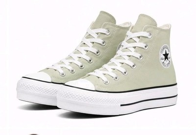 Converse Chuck Taylor All Star Lift Hi Platform Damen Sneaker A08541C Sage Grün 