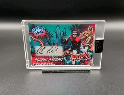 Corbin Carroll Color Match TRUE 1/1 Auto Wild Card Splat Color Match SSP Arizona