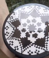 Traditional Ethiopian | Eritrean | Arabs Coffee Table Set, Rekebot  Gold