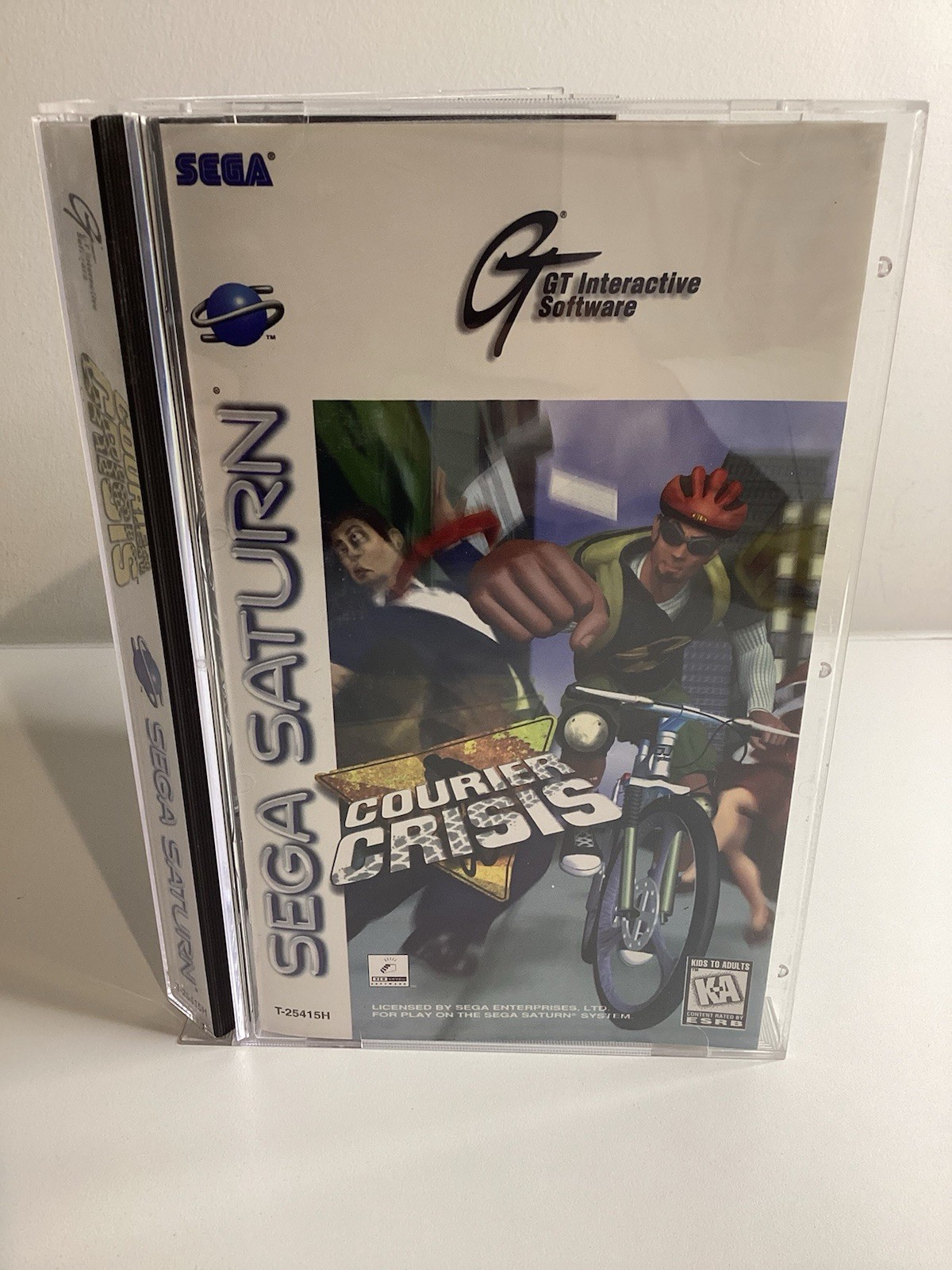 Courier Crisis Sega Saturn CIB Complete w/ Reg Card TESTED