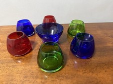 Set N' 7  Vasetti, Contenitori In Vetro Colorato