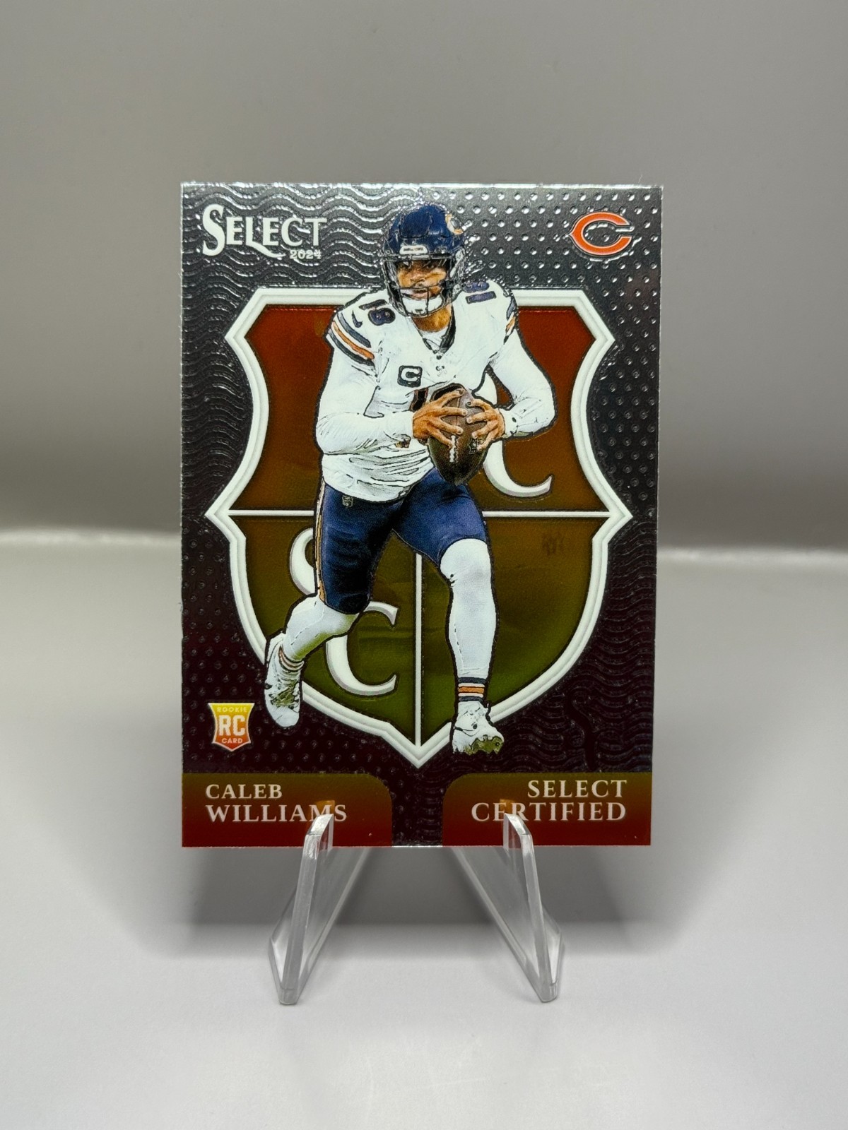 2024 Panini Select Caleb Williams Select Certified #1 Chicago Bears Rookie RC