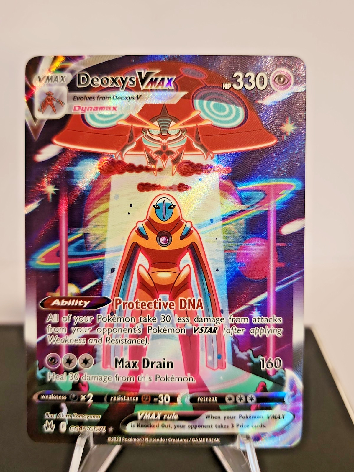 Deoxys VMAX GG45/GG70 SWSH: Crown Zenith: Galarian Gallery Holo
