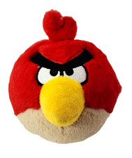 5" Red Angry Birds Plush Movie Character Terrence Big Brother Stuffed Animal Toy