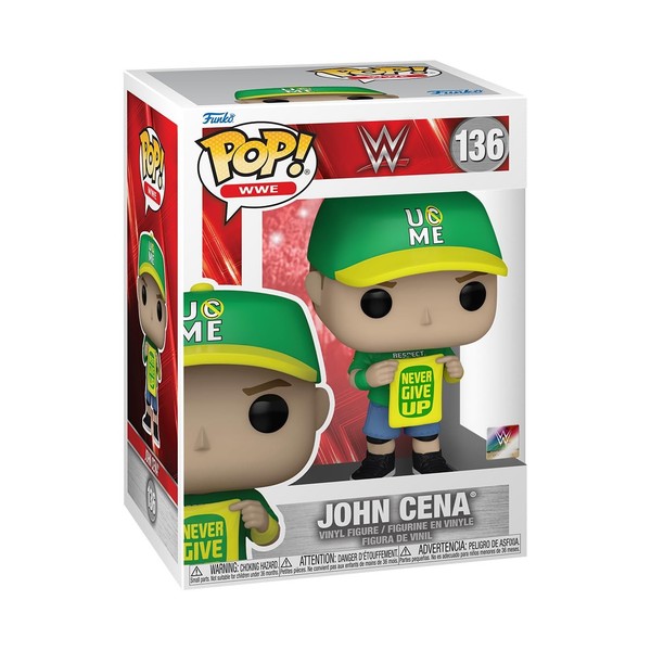 Funko Pop! Wwe: John Cena - (Never Give Up) - Vinyl-Sammelfigur - Geschenkidee --image
