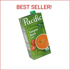 Pacific Foods Organic Tomato Basil Soup, 32 oz Carton