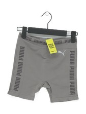 Puma Women's Shorts XS Grey Nylon with Elastane Sweat New with tags