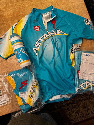 Herren Fahrradtrikot-Set  Astana  , Neu! unbenutzt