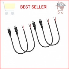 Bolvek 4 Pack RCA Female to Speaker Wire, RCA Female Plug Adapter Connector to B