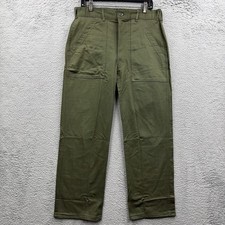 NOS Vintage 60s OG 107 Vietnam Cotton Sateen Trouser Pants Size Large Deadstock