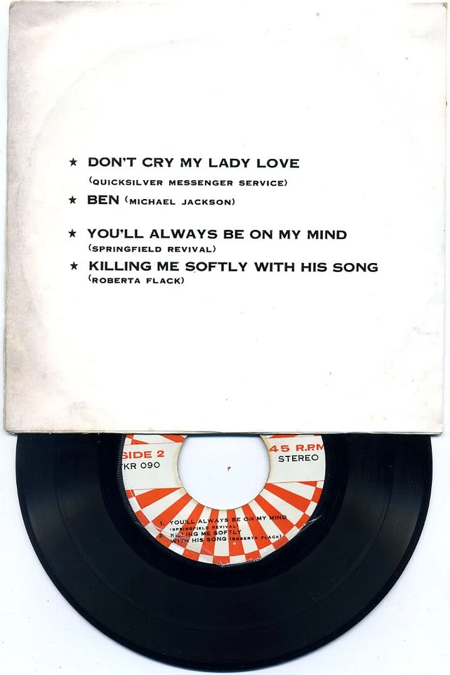 QUICKSILVER MESSENGER SERVICE /MICHAEL JACKSON /SPRINGFIELD REVIVAL / THAI EP 7" - Image 3 of 3