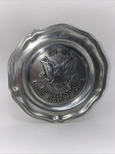 Wilson Pewter House Of Representatives Aluminum Vintage Plate Made In The USA